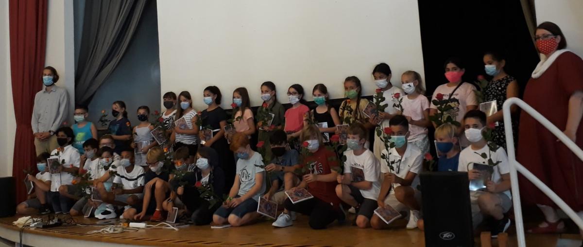 5b 2020 mit Frau Heinrich und Herrn Vorthmann