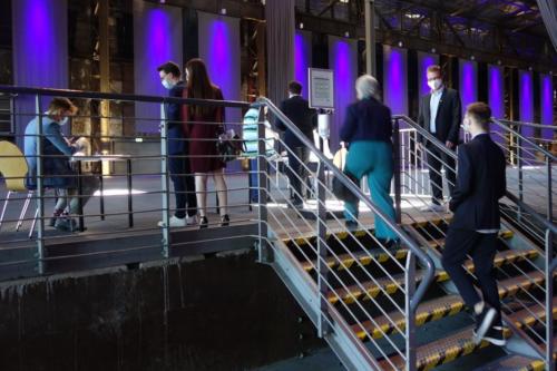 Eingang und Hygienekontrolle Abi2020