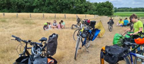 Römerfahrt 2.Tag_ Mittagspause unterwegs